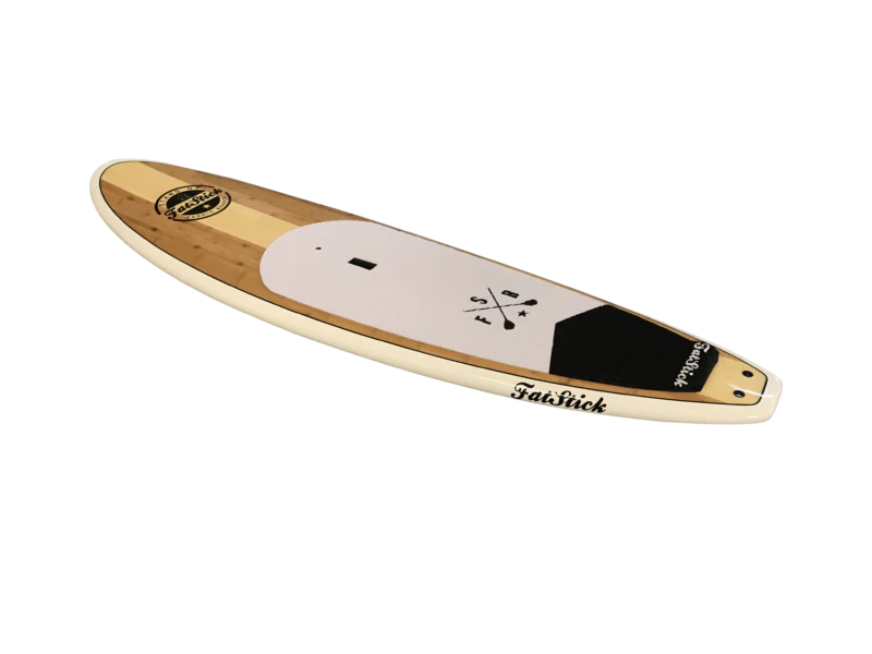 FatStick Bamboo Bullet hard SUP Paddle board Package