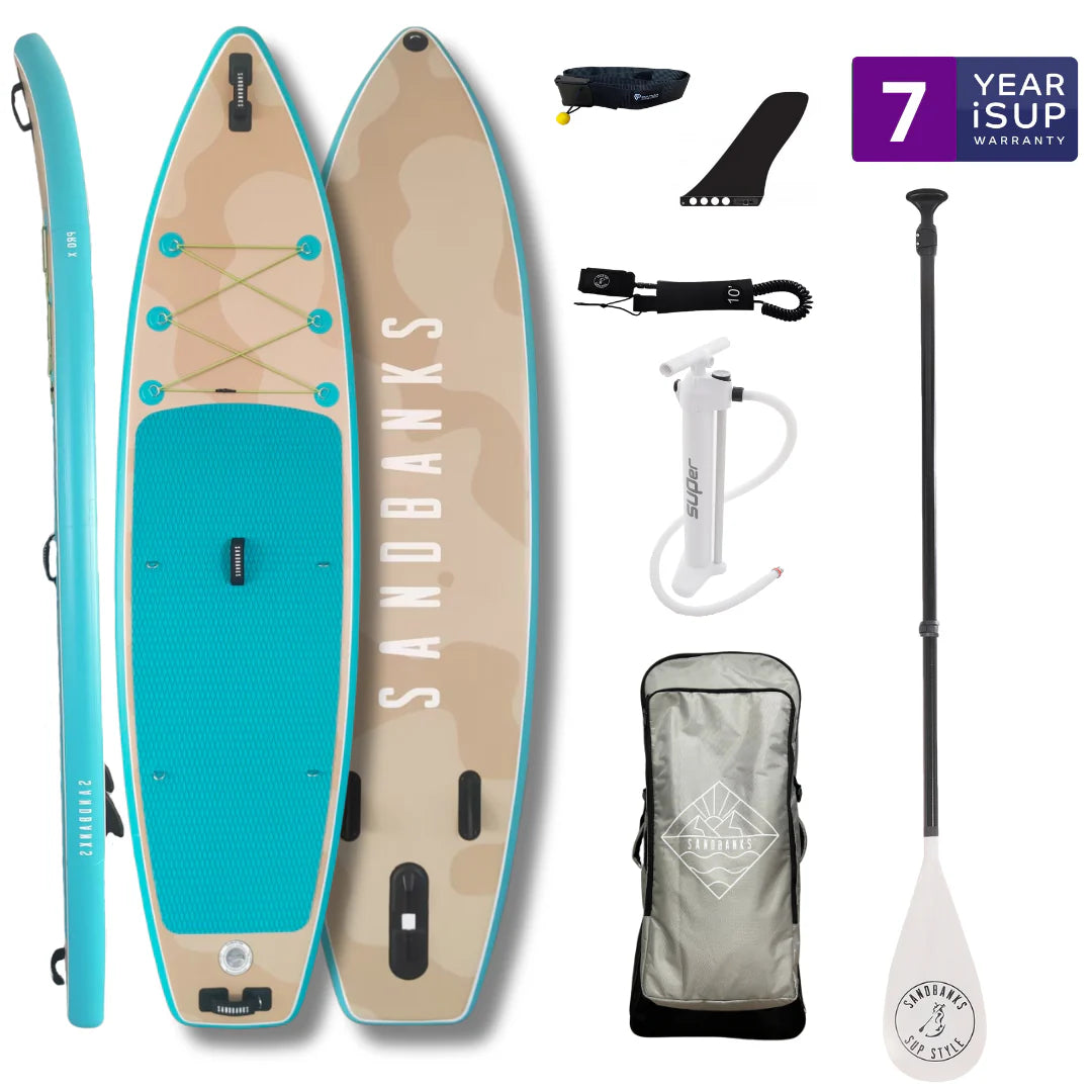 Pro-X Agadir 10'6'' x 32'' x 4.75'' iSUP Package