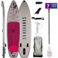 Pro-X Pink 10'6'' x 32'' x 4.75'' iSUP Package
