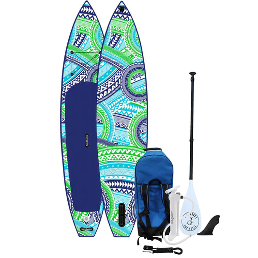 Sports Touring Art 12' iSUP paddleboard package (Kickstep Model)