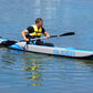 Glider Full Drop-Stitch Single Inflatable Kayak Package | Blue