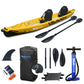 Glider Full Drop-Stitch Double Inflatable Kayak Package | Yellow