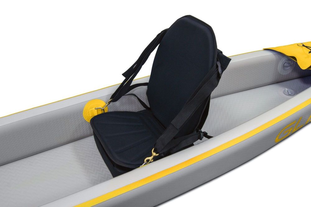 Glider Full Drop-Stitch Single Inflatable Kayak Package | Yellow