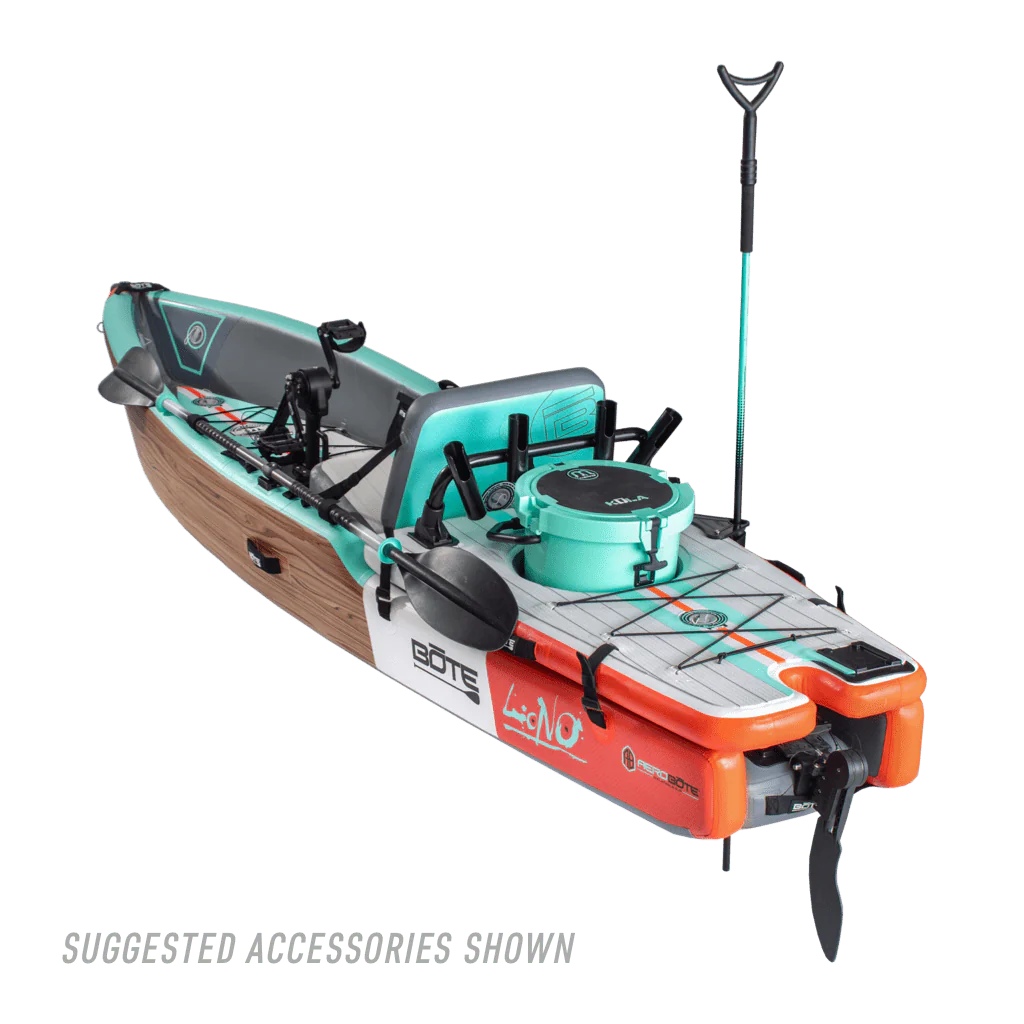 LONO Aero 12′6″ Bug Slinger® Silver King Inflatable Kayak Package