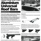 HD Lockable Roof Bars - Streetwize